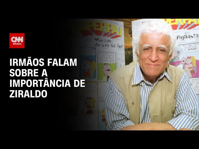 Irmãos falam sobre a importância de Ziraldo | CNN ENTREVISTAS