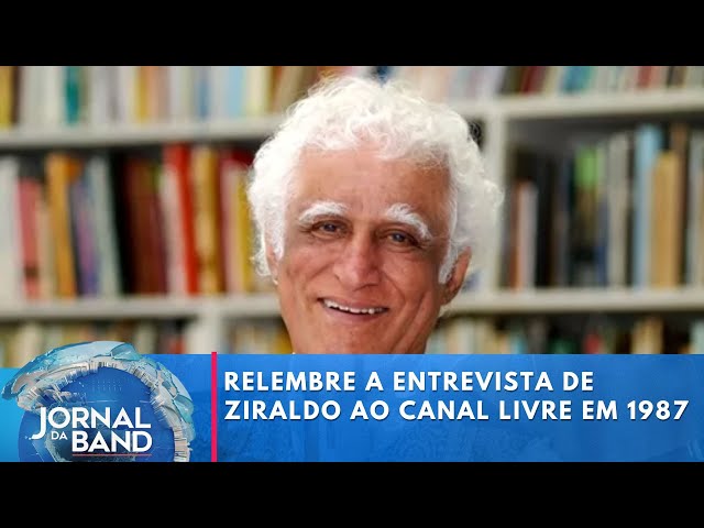 Relembre a entrevista de Ziraldo ao Canal Livre em 1987  | Jornal da Band