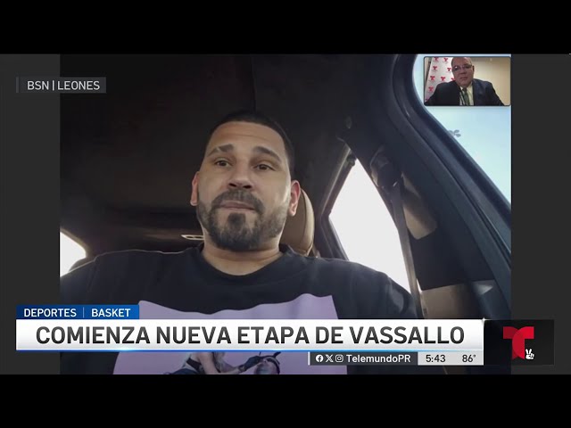 Vassallo comienza nueva etapa en el baloncesto