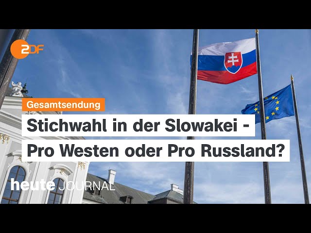 ⁣heute journal vom 06.04.2024 Präsidentenwahl Slowakei, AfD-Parteitag, Woody Allen