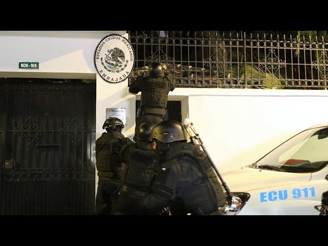 ⁣Le Mexique suspend ses relations avec l'Équateur après un assaut contre son ambassade à Quit