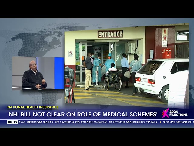 'NHI bill not clear on role of medical schemes'