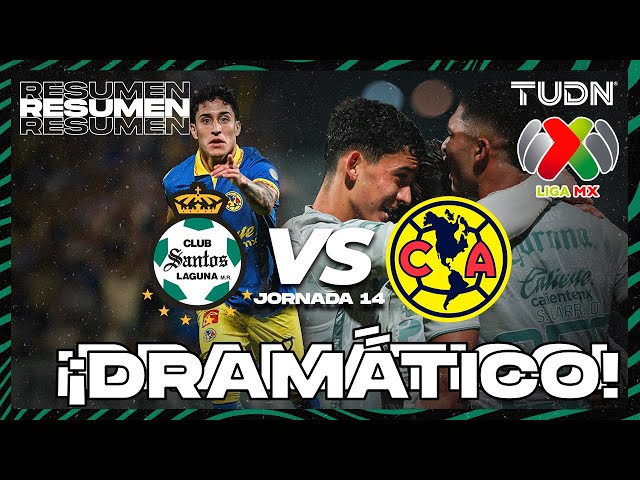 Resumen y goles | Santos vs América | CL2024 - Liga Mx J14 | TUDN