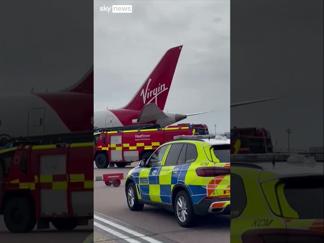 Virgin plane hits wing of British Airways aircraft on Heathrow tarmac