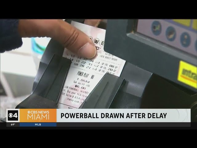 Winning Powerball ticket drawn after delay