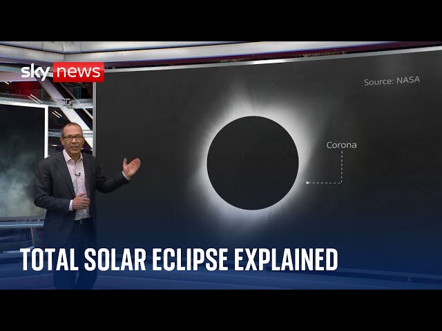 ⁣Total solar eclipse: Who will be able to see it, when is it and why does it happen?