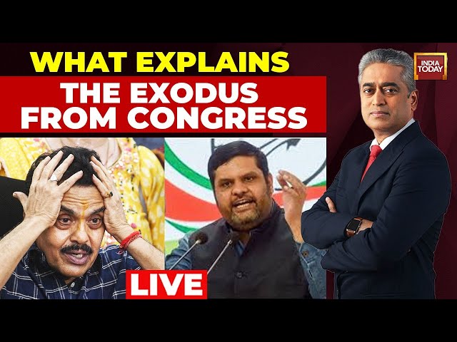 Rajdeep Sardesai LIVE: Gourav Vallabh & Sanjay Nirupam Exclusive | Congress 'Exodus' D