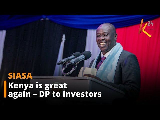 ⁣Kenya is stable and secure: DP Gachagua tells the Diaspora community