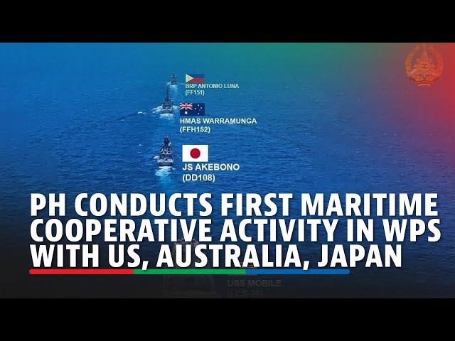 PH conducts maritime cooperative activity in WPS with US, Australia, Japan