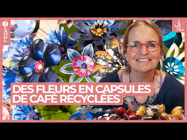 Fleurs en capsules de café recyclées : la passion de Caroline Sheid | Jardins et Loisirs