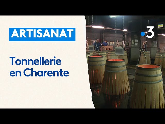 ⁣Métiers d'art : la tonnellerie Taransaud à Merpins en Charente