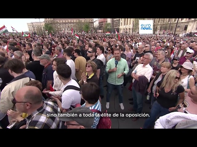 Miles de personas protestan en Hungría contra el Gobierno de Viktor Orbán