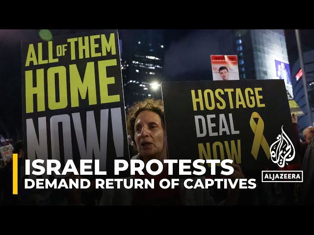 West Jerusalem protests: Demonstrators demand return of captives