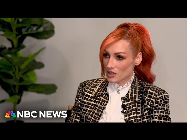 ⁣WWE star Becky Lynch speaks about making her mark in wrestling as 'The Man'