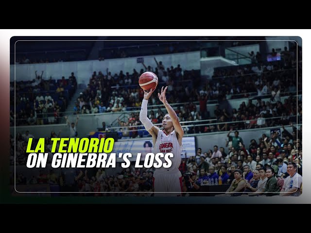 ⁣LA Tenorio discusses Barangay Ginebra's slump