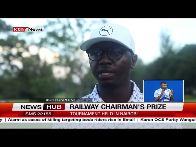 ⁣Stanley Karanja emerges the winner at the Railway chairman's prize