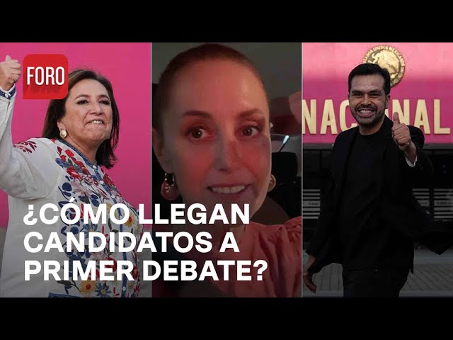 Primer debate; ¿Cómo llegan los candidatos presidenciales? - Agenda Pública