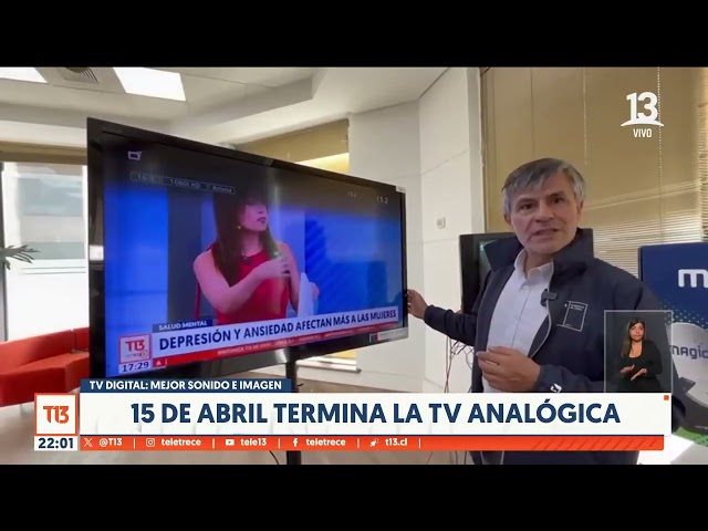 Este 15 de abril termina la televisión analógica