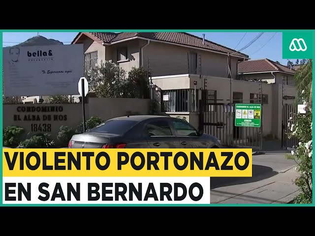 Violento portonazo en San Bernardo: Vecinos denuncian falta de medidas en seguridad