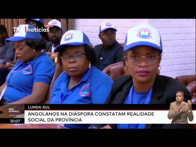 ⁣Lunda-Sul: Angolanos na diáspora constatam realidade social da província