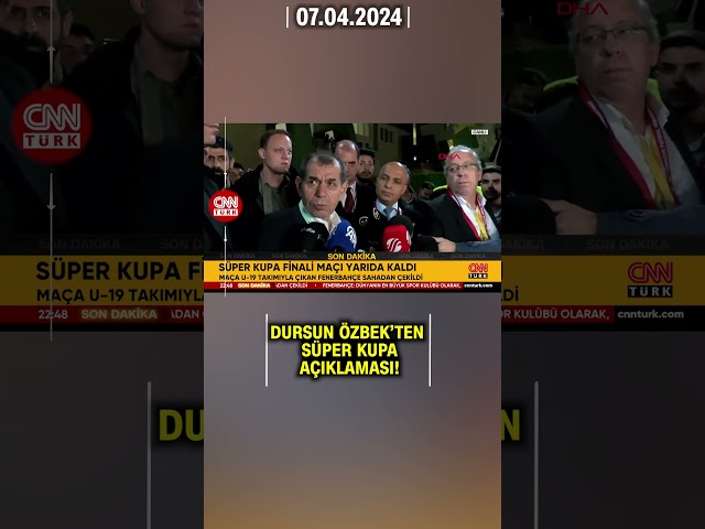 ⁣Galatasaray Başkanı Dursun Özbek'ten Açıklama: "Birlik Beraberlik Fırsatını Kullanamadık!&