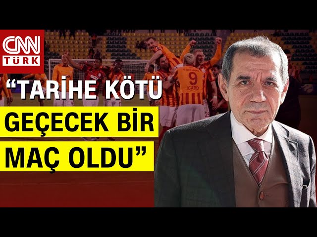 Galatasaray Başkanı Dursun Özbek: "Dünyaya mahcup olduk. Böyle olmasını beklemiyorduk" | N