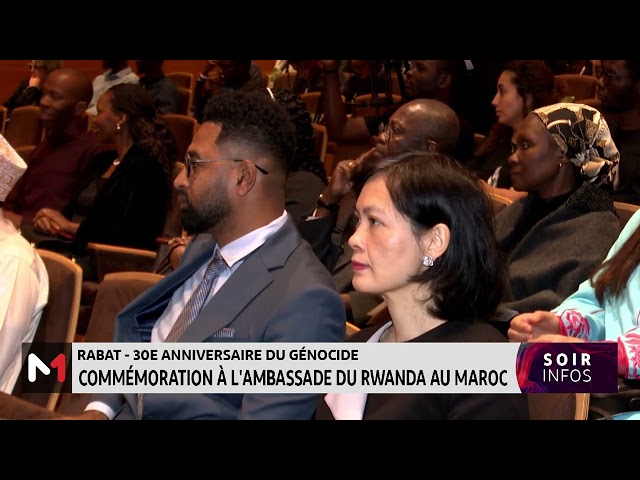 ⁣30e anniversaire du génocide des Tutsis: Commémoration à l’ambassade du Rwanda au Maroc