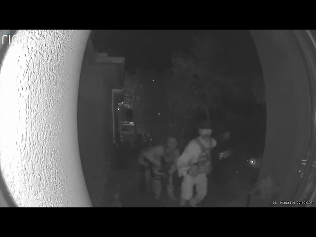 New video from door camera shows moments before ATF raid on Bryan Malinowski's home.