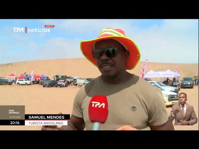 ⁣Namibe - Mais de mil turistas entre nacionais e estrangeiros visitam o deserto
