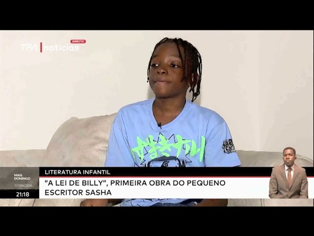 Literatura infantil " A lei de Billy" primeira obra do pequeno escritor Sasha