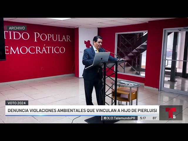 Carlos Díaz denuncia violaciones ambientales que vincularían a hijo del gobernador