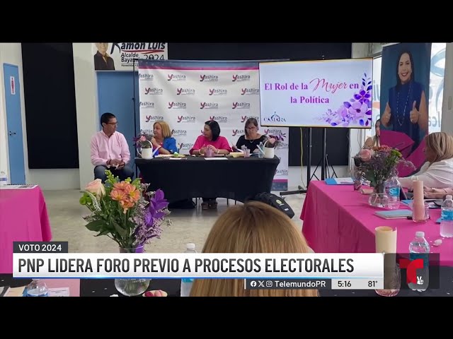 PNP alienta a mujeres a que entren al ruedo político