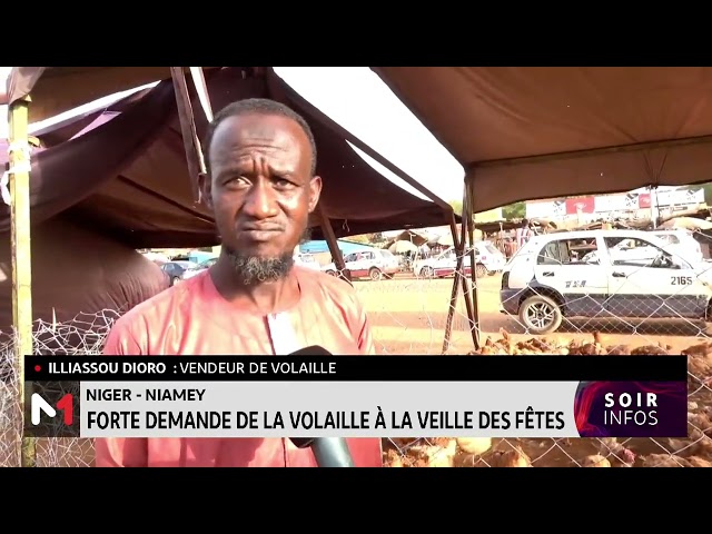⁣Niamey : Forte demande de la volaille à la veille des fêtes