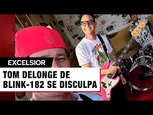 Tom DeLonge de Blink-182 se disculpa por haber cancelado conciertos en México