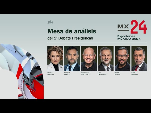 Mesa de análisis del primer debate presidencial 2024