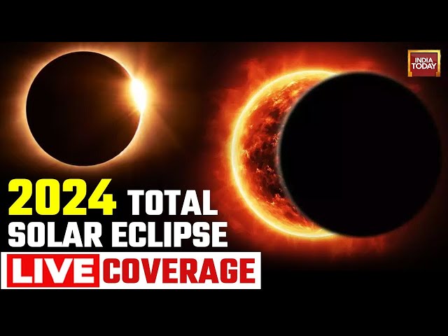 Total Solar Eclipse 2024 LIVE Updates: Surya Grahan In India | Eclipse Across North America 2024