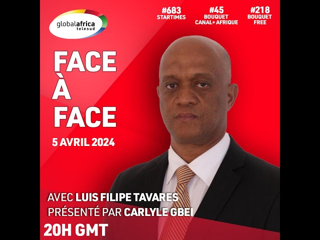 Luis Filipe Tavares pour le premier Face A Face - 05042024
