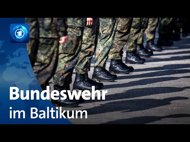 ⁣Vorkommando der Bundeswehr bricht ins Baltikum auf