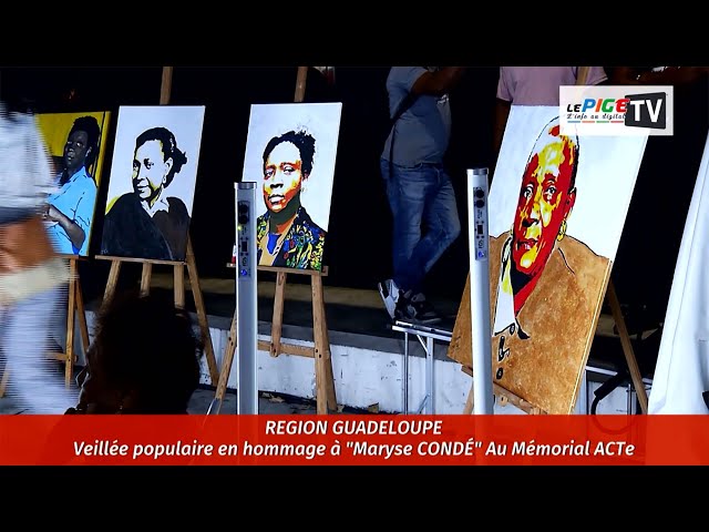 ⁣Région Guadeloupe : Veillée populaire en hommage à "Maryse CONDÉ" au Mémorial ACTe