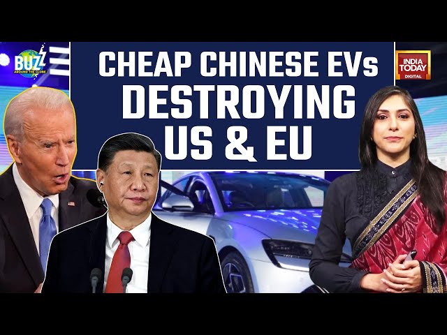 US-China Trade Fight: China Accused Of Dumping Cheap EVs & Green Tech | Janet Yellen In China