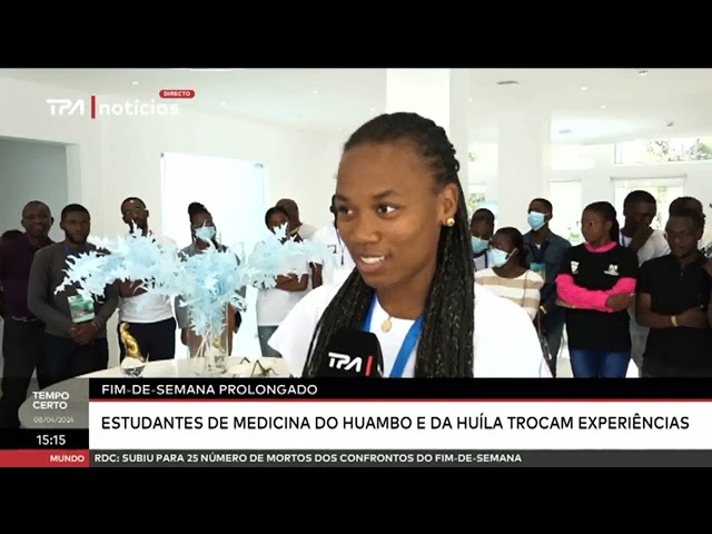 ⁣Fim-de-semana prolongado: Estudantes de medicina do Huambo e da Huíla trocam experiências