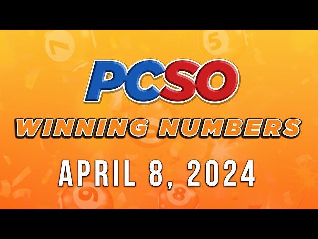 P205M Jackpot Grand Lotto 6/55, 2D, 3D, 4D, and Mega Lotto 6/45 | April 8, 2024