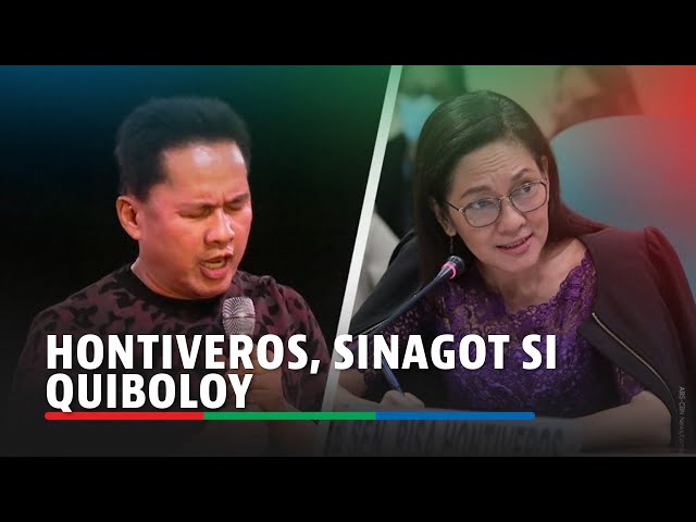 ⁣Sen. Risa Hontiveros, hinamon si Pastor Apollo Quiboloy na humarap sa Senado | ABS-CBN News