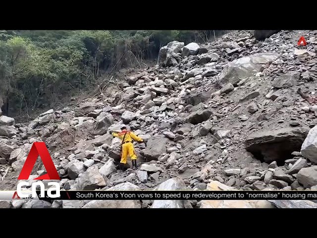 Taiwan earthquake: Three family members of missing Singaporean couple arrive in Hualien