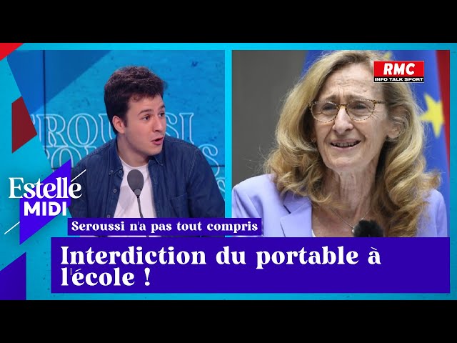 ⁣Vincent Séroussi : Interdiction du portable à l'école !