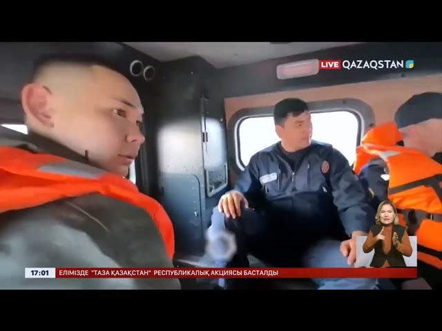 ⁣Атырау облысы Жылыой ауданында қыстақта қалып қойған адам құтқарылды
