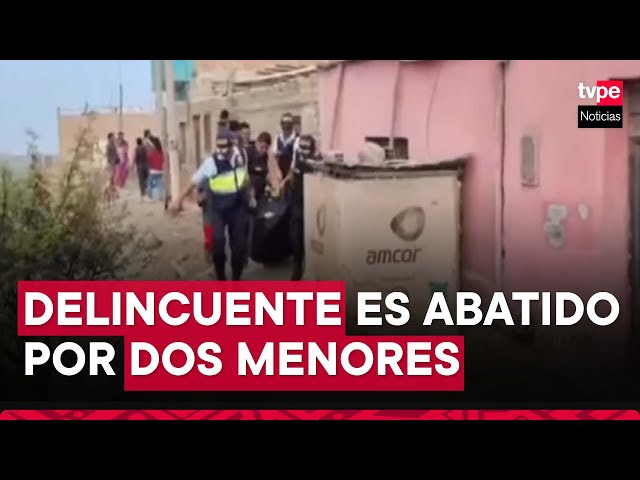 Huacho: delincuente intenta asaltar vivienda y es abatido por dos menores