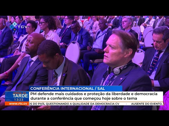 PM defende mais cuidados e proteção da liberdade e democracia durante a conferencia que começou hoje