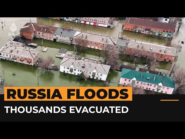 Record floods in Russia’s Ural Mountains | #AJshorts