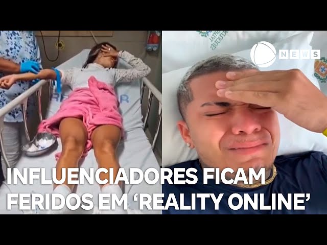 Influenciadores MC Thammy e Artur Braz sofrem queimaduras após 'prova de resistência' com 